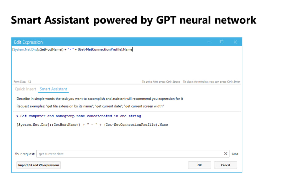 screenshot of Sherpa RPA